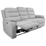 Diivan MIMI 3-kohaline elektriline recliner 208x93xH102cm, helehall Diivanid Diivanid