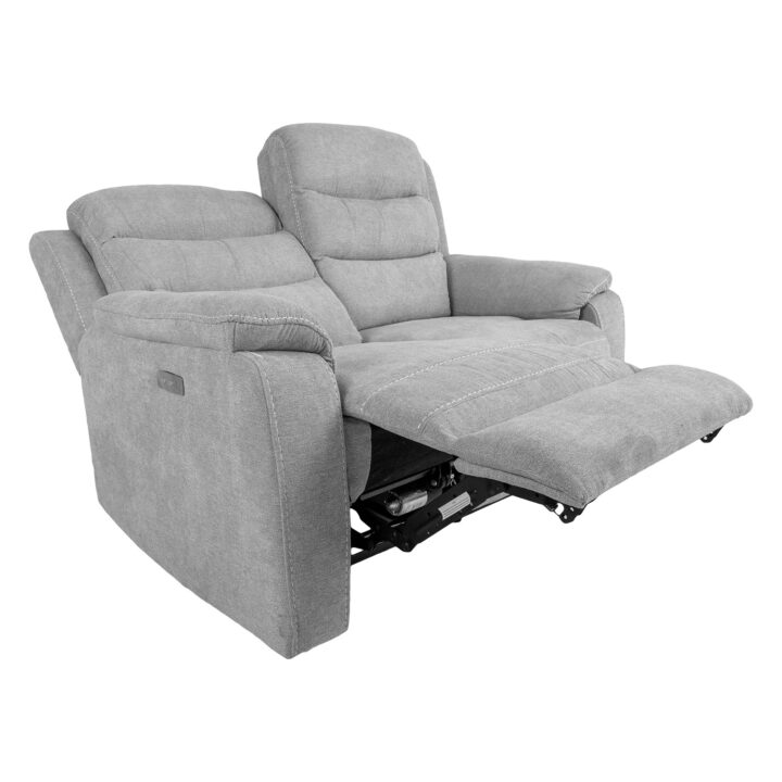 Diivan MIMI 2-kohaline elektriline recliner 153x93xH102cm, helehall Diivanid Diivanid