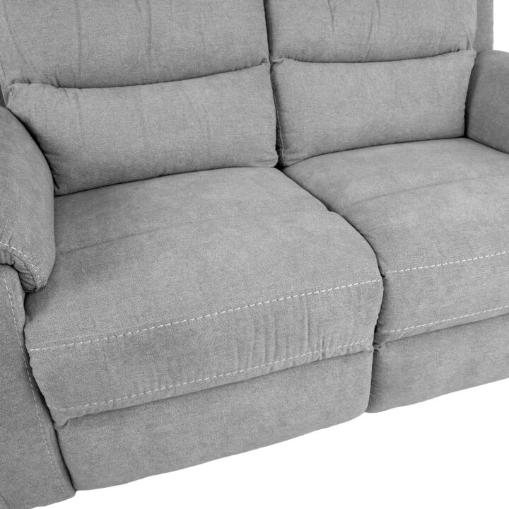 Diivan MIMI 2-kohaline elektriline recliner 153x93xH102cm, helehall Diivanid Diivanid