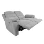 Diivan MIMI 2-kohaline elektriline recliner 153x93xH102cm, helehall Diivanid Diivanid