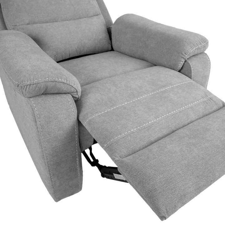 Tugitool MIMI elektriline recliner 92x93xH102cm, helehall Diivanid 3+1 Diivanid 3+1