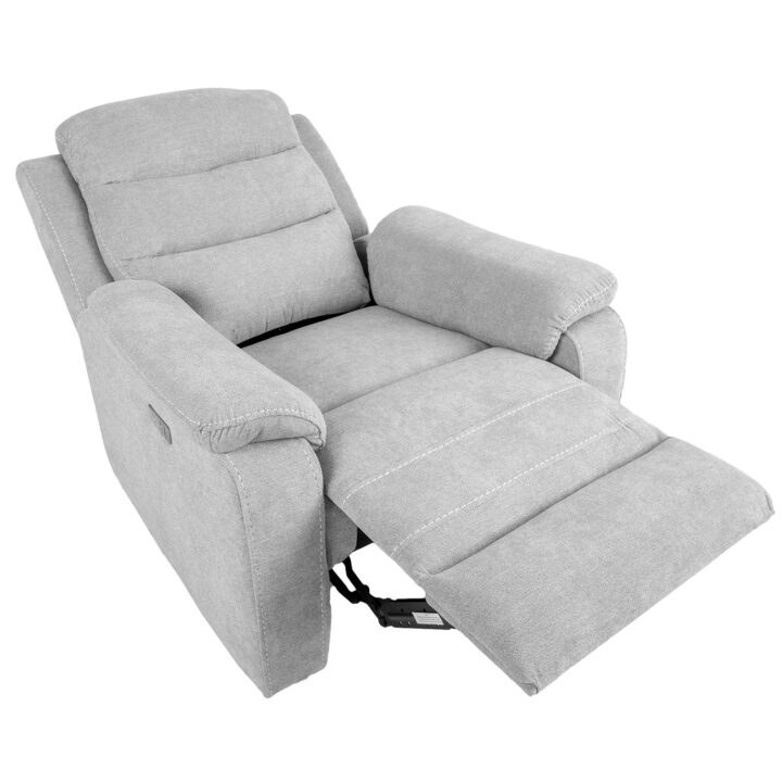 Tugitool MIMI elektriline recliner 92x93xH102cm, helehall Diivanid 3+1 Diivanid 3+1