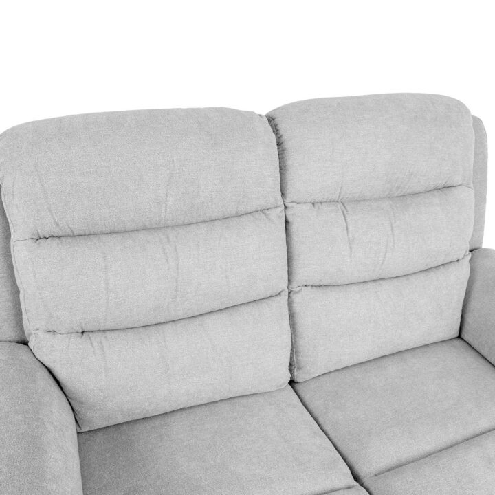 Diivan MIMI 2-kohaline elektriline recliner, hõbehall Diivanid Diivanid