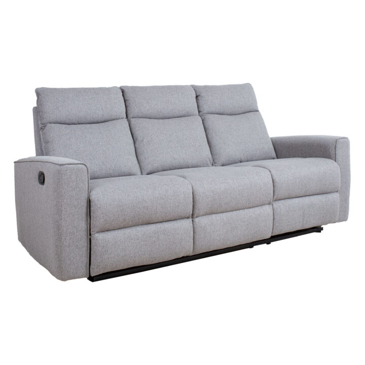 Diivan MORA 3-kohaline manuaalne recliner 204x93xH102cm, hall Diivanid Diivanid