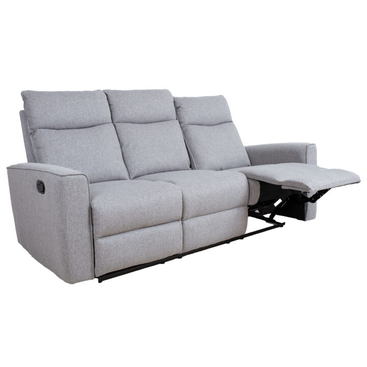 Diivan MORA 3-kohaline manuaalne recliner 204x93xH102cm, hall Diivanid Diivanid