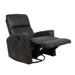 Tugitool DIEGO kiikuv ja pöörlev manuaalne recliner 78x95xH103cm, hall Elutoamööbel Recliner