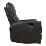 Tugitool DIEGO kiikuv ja pöörlev manuaalne recliner 78x95xH103cm, hall Elutoamööbel Recliner