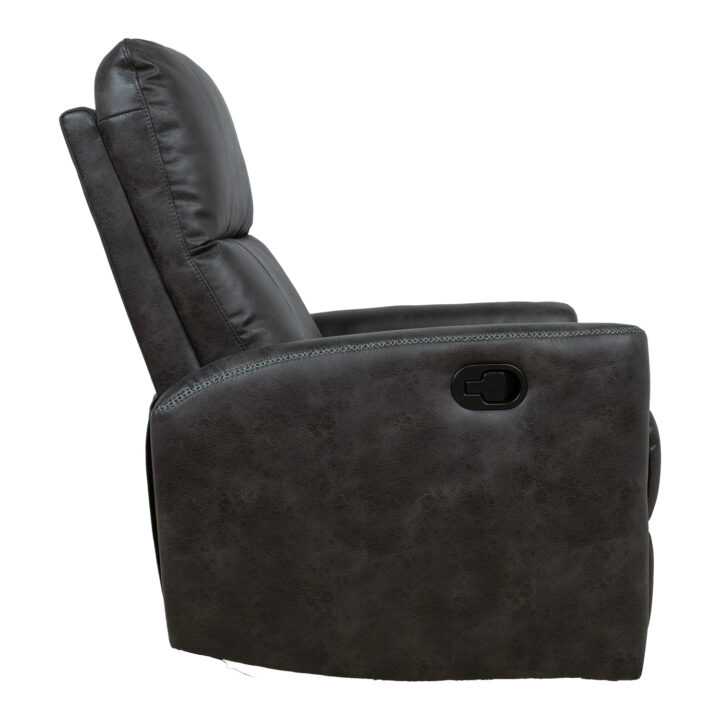 Tugitool DIEGO kiikuv ja pöörlev manuaalne recliner 78x95xH103cm, hall Elutoamööbel Recliner