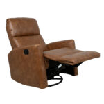 Tugitool DIEGO kiikuv ja pöörlev manuaalne recliner 78x95xH103cm, konjakipruun Elutoamööbel Recliner
