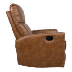 Tugitool DIEGO kiikuv ja pöörlev manuaalne recliner 78x95xH103cm, konjakipruun Elutoamööbel Recliner