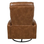 Tugitool DIEGO kiikuv ja pöörlev manuaalne recliner 78x95xH103cm, konjakipruun Elutoamööbel Recliner