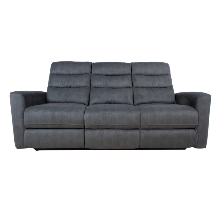 Diivan GASTON 3-kohaline elektriline recliner 206x85xH104cm, hall samet Diivanid Diivanid