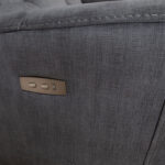 Diivan GASTON 3-kohaline elektriline recliner 206x85xH104cm, hall samet Diivanid Diivanid