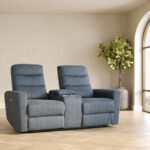 Diivan GASTON 2-kohaline elektriline recliner 182x85xH104cm, sinine Diivanid