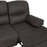 Diivan GORDY 2-kohaline manuaalne recliner 163x93xH106cm, hall Diivanid Diivanid