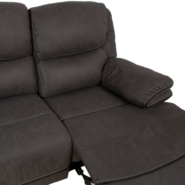 Diivan GORDY 2-kohaline manuaalne recliner 163x93xH106cm, hall Diivanid Diivanid