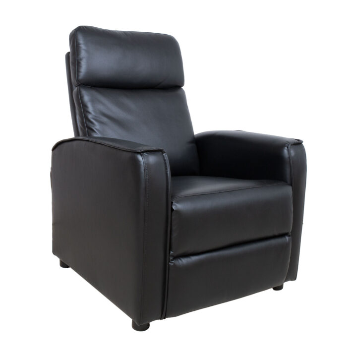 Massaa˛itool STANTON push back recliner, must Elutoamööbel H01-500 Tugitoolid ja kiiktoolid