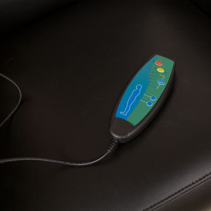 Massaa˛itool STANTON push back recliner, must Elutoamööbel H01-500 Tugitoolid ja kiiktoolid
