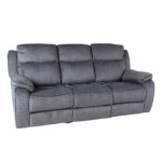 Diivan GENTRY 3-kohaline manuaalne recliner 210x98xH104cm, hall Diivanid 3+1 Diivanid 3+1