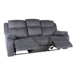 Diivan GENTRY 3-kohaline manuaalne recliner 210x98xH104cm, hall Diivanid 3+1 Diivanid 3+1
