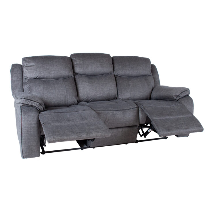 Diivan GENTRY 3-kohaline manuaalne recliner 210x98xH104cm, hall Diivanid 3+1 Diivanid 3+1