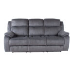 Diivan GENTRY 3-kohaline manuaalne recliner 210x98xH104cm, hall Diivanid 3+1 Diivanid 3+1