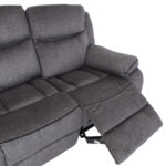Diivan GENTRY 3-kohaline manuaalne recliner 210x98xH104cm, hall Diivanid 3+1 Diivanid 3+1
