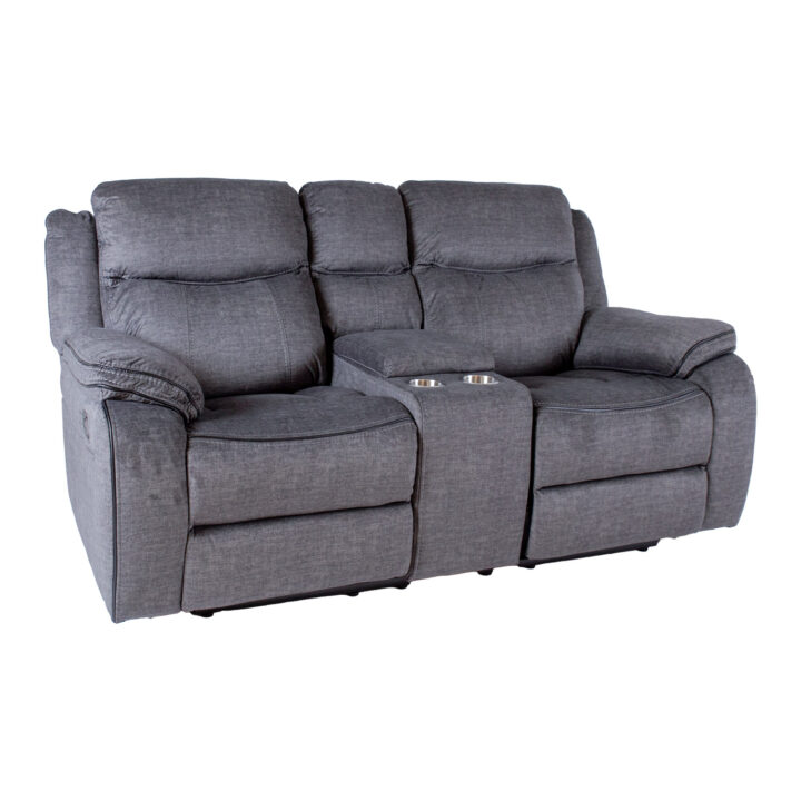 Diivan GENTRY 2-kohaline manuaalne recliner 190x98xH104cm, hall Diivanid 3+1 Diivanid 3+1