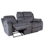Diivan GENTRY 2-kohaline manuaalne recliner 190x98xH104cm, hall Diivanid 3+1 Diivanid 3+1