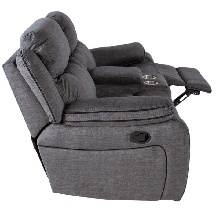 Diivan GENTRY 2-kohaline manuaalne recliner 190x98xH104cm, hall Diivanid 3+1 Diivanid 3+1