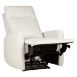 Tugitool KATY elektriline recliner massažifunktsiooniga 78x97xH100cm, sinakasvalge Elutoamööbel