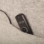 Tugitool KATY elektriline recliner massažifunktsiooniga 78x97xH100cm, hall Elutoamööbel