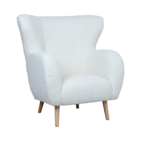 Tugitool ELISA 91x88x98cm, soe valge Elutoamööbel