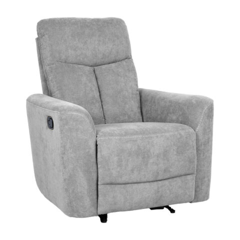 Tugitool GEMMA manuaalne recliner 89x98xH106cm, helehall Elutoamööbel