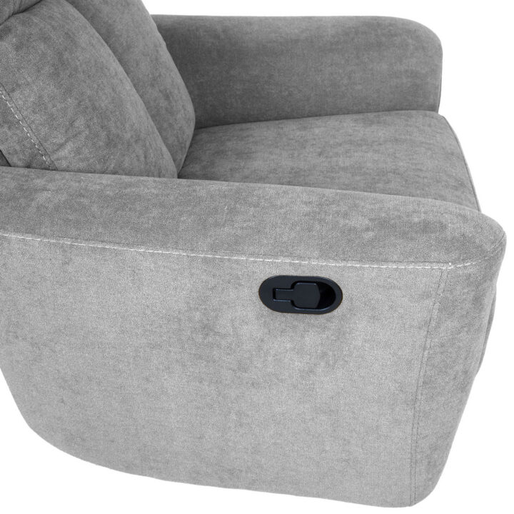 Tugitool GEMMA manuaalne recliner 89x98xH106cm, helehall Elutoamööbel