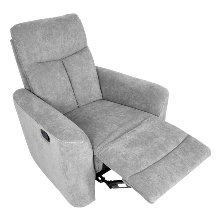 Tugitool GEMMA manuaalne recliner 89x98xH106cm, helehall Elutoamööbel