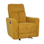 Tugitool GEMMA manuaalne recliner 89x98xH106cm, tumekollane Elutoamööbel