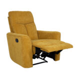 Tugitool GEMMA manuaalne recliner 89x98xH106cm, tumekollane Elutoamööbel