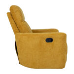 Tugitool GEMMA manuaalne recliner 89x98xH106cm, tumekollane Elutoamööbel