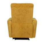Tugitool GEMMA manuaalne recliner 89x98xH106cm, tumekollane Elutoamööbel