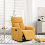 Tugitool GEMMA manuaalne recliner 89x98xH106cm, tumekollane Elutoamööbel