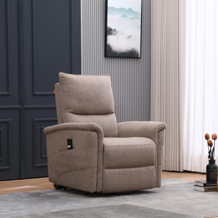 Tugitool GIANNI elektriline lift recliner 85x86xH106cm, beež Elutoamööbel