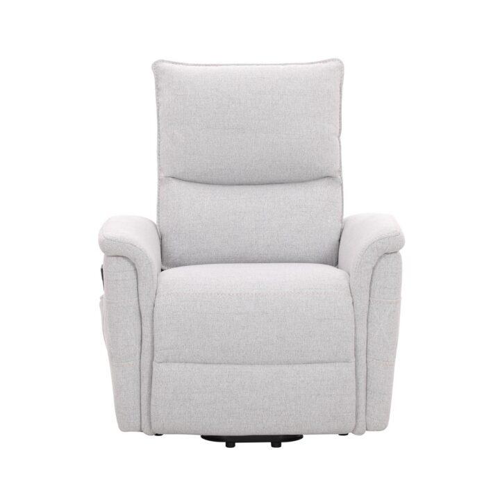 Tugitool GIANNI elektriline lift recliner 85x86xH106cm, hallikasvalge Elutoamööbel