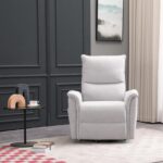 Tugitool GIANNI elektriline lift recliner 85x86xH106cm, hallikasvalge Elutoamööbel