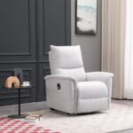 Tugitool GIANNI elektriline lift recliner 85x86xH106cm, hallikasvalge Elutoamööbel