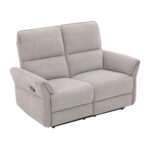 Diivan DAMIKA 2-kohaline elektriline recliner 143x92xH103cm, hall Diivanid