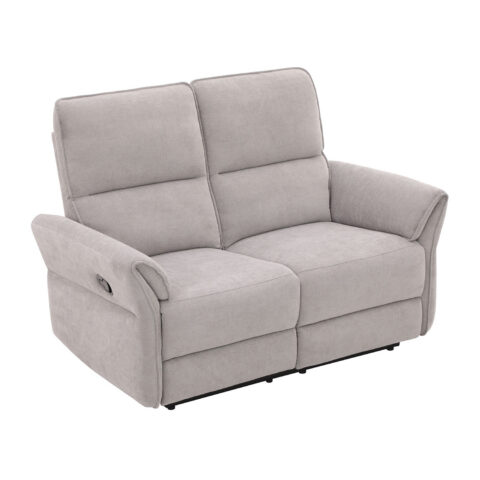 Diivan DAMIKA 2-kohaline elektriline recliner 143x92xH103cm, hall Diivanid