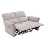 Diivan DAMIKA 2-kohaline elektriline recliner 143x92xH103cm, hall Diivanid