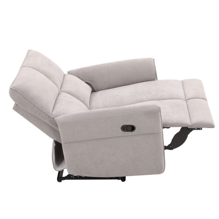 Diivan DAMIKA 2-kohaline elektriline recliner 143x92xH103cm, hall Diivanid