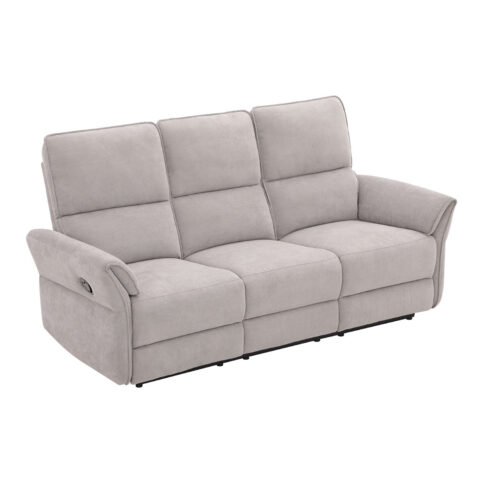 Diivan DAMIKA 3-kohaline elektriline recliner 200x92xH103cm, hall Diivanid